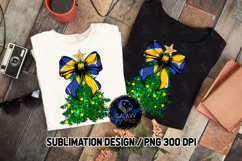 Volleyball Coquette Christmas Tree Glitter Sublimation Product Image 1