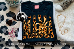 Coquette Leopard Mama Sublimation PNG Product Image 3