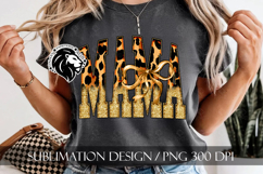 Coquette Leopard Mama Sublimation PNG Product Image 3
