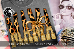 Coquette Leopard Mama Sublimation PNG Product Image 4
