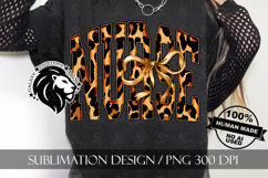 Coquette Leopard Nurse Sublimation PNG Product Image 6