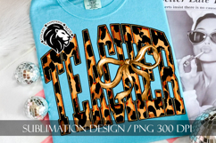 Coquette Leopard Teacher Sublimation PNG Product Image 7
