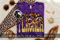 Coquette Leopard Teacher Sublimation PNG Product Image 3