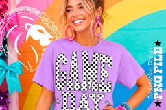 Any Sport Game Day Sublimation PNG, Polka Dots Product Image 3
