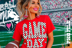 Any Sport Game Day Sublimation PNG, Polka Dots Product Image 1