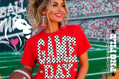 Any Sport Game Day Sublimation PNG, Polka Dots Product Image 1