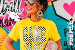Any Sport Game Day Sublimation PNG, Polka Dots Product Image 5