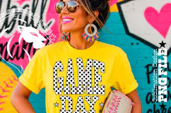 Any Sport Game Day Sublimation PNG, Polka Dots Product Image 5