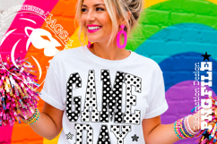 Any Sport Game Day Sublimation PNG, Polka Dots Product Image 4