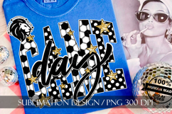 Soccer Game Day Sublimation PNG, Polka Dots Product Image 3