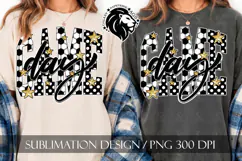 Soccer Game Day Sublimation PNG, Polka Dots Product Image 1