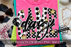 Soccer Game Day Sublimation PNG, Polka Dots Product Image 4
