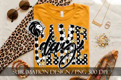 Soccer Game Day Sublimation PNG, Polka Dots Product Image 5
