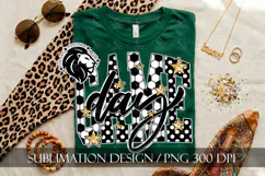 Soccer Game Day Sublimation PNG, Polka Dots Product Image 6