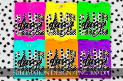 Soccer Game Day Sublimation PNG, Polka Dots Product Image 8