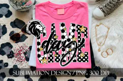 Soccer Game Day Sublimation PNG, Polka Dots Product Image 9