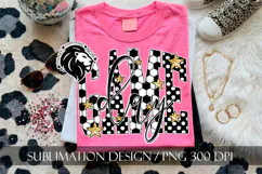 Soccer Game Day Sublimation PNG, Polka Dots Product Image 6