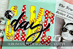 Softball Game Day Sublimation PNG Product Image 4