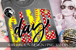 Softball Game Day Sublimation PNG Product Image 2
