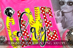 Softball Game Day Sublimation PNG Product Image 2