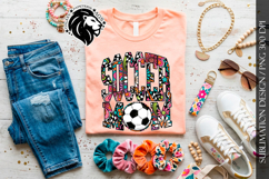 Soccer Mom Sublimation PNG, Groovy Product Image 1