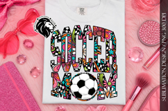 Soccer Mom Sublimation PNG, Groovy Product Image 5