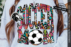 Soccer Mom Sublimation PNG, Groovy Product Image 7