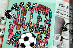 Soccer Mom Sublimation PNG, Groovy Product Image 8