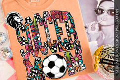 Soccer Mom Sublimation PNG, Groovy Product Image 9