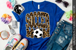 Soccer Mom Sublimation PNG, Leopard Gold Product Image 4