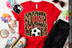 Soccer Mom Sublimation PNG, Leopard Gold Product Image 5