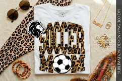 Soccer Mom Sublimation PNG, Leopard Gold Product Image 1