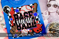 Baseball Mom Sublimation PNG, Baseball Mama PNG Product Image 6