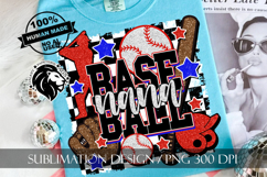 Baseball Nana Sublimation PNG, Baseball Nanny PNG Product Image 6