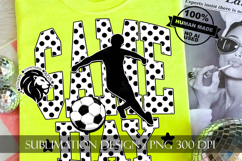 Soccer Game Day Sublimation PNG, Polka Dots Product Image 6