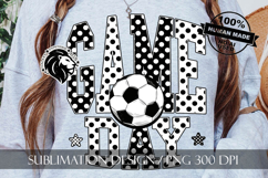 Soccer Game Day Sublimation PNG, Polka Dots Product Image 3