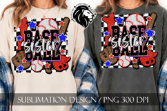 Baseball Sister Sublimation PNG, Baseball Sis PNG Product Image 4