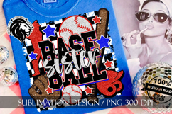 Baseball Sister Sublimation PNG, Baseball Sis PNG Product Image 6