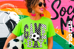 Soccer Game Day Sublimation PNG, Polka Dots Product Image 8