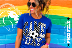 Soccer Game Day Sublimation PNG, Polka Dots Product Image 7