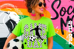Soccer Game Day Sublimation PNG, Polka Dots Product Image 1