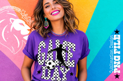 Soccer Game Day Sublimation PNG, Polka Dots Product Image 5