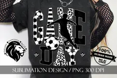Soccer Game Day Sublimation PNG, Leopard, Striped Lines Product Image 5