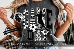 Soccer Game Day Sublimation PNG, Leopard, Striped Lines Product Image 6