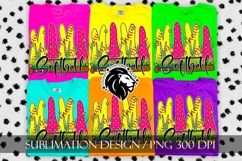 Pink Gold Softball Mama Polka Dots Sublimation PNG Product Image 3
