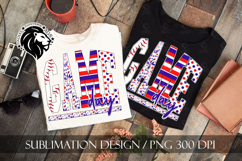 Patriotic Baseball Game Day Sublimation PNG Product Image 5