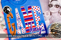 Patriotic Basketball Game Day Sublimation PNG Product Image 3