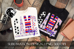 Patriotic Soccer Game Day Sublimation PNG Product Image 4