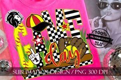 Game Day Softball Sublimation PNG Product Image 2