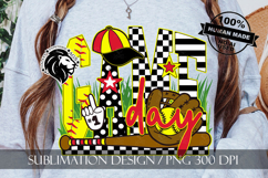 Game Day Softball Sublimation PNG Product Image 4